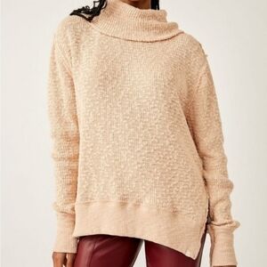 Free People Tommy Turtleneck Knit Sweater, XS